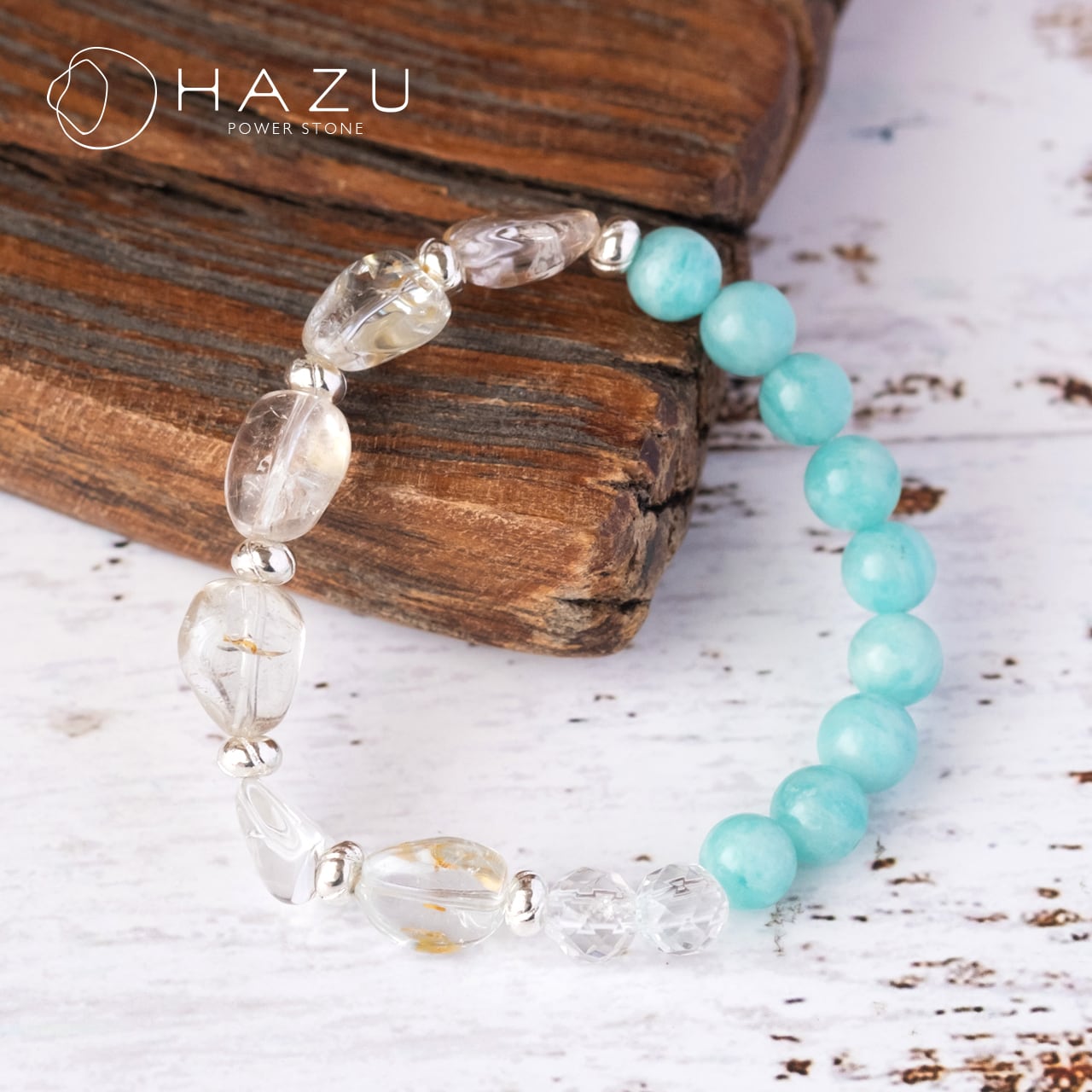 必要なもの、幸運を引き寄せる力［ホワイトトパーズ／アマゾナイト