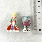 *フェーブ ガロットデロア 陶器ミニチュア　星の王子様とババ―ル  2個セット　12oteg19-7