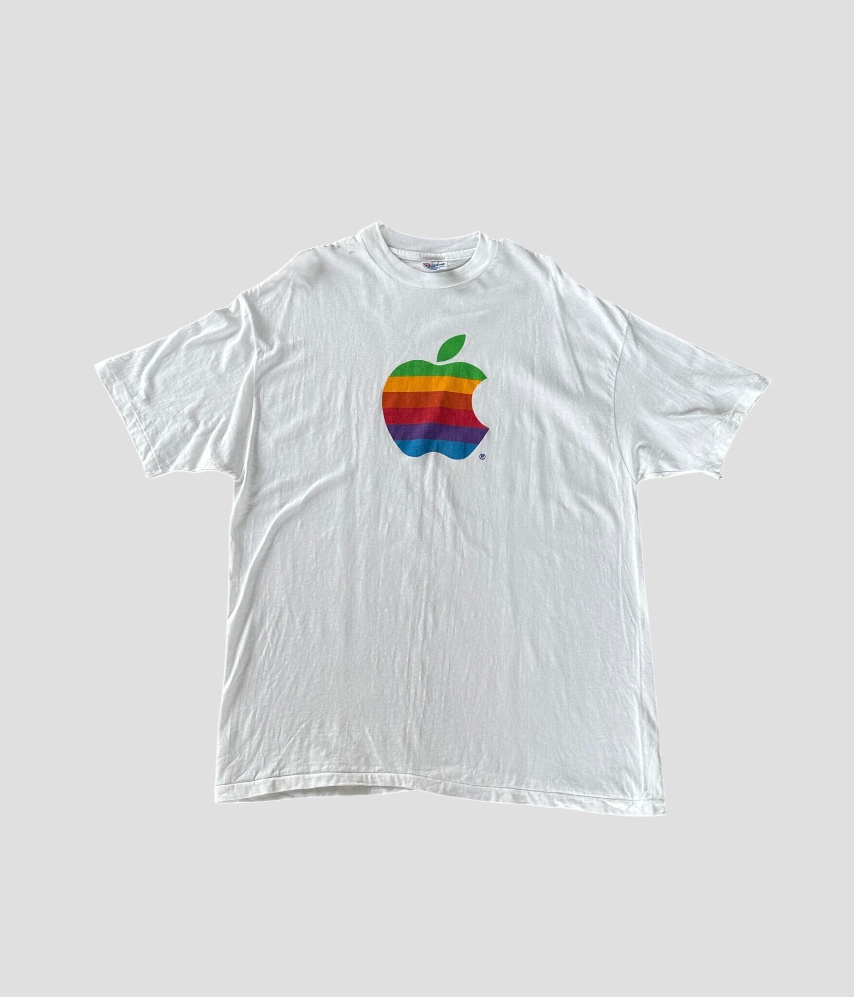 90s Apple vintage USA製　アップル　ヴィンテージ XL Tシャツ 90s Apple アップル Mac Back 企業 レインボー | ビンテージ