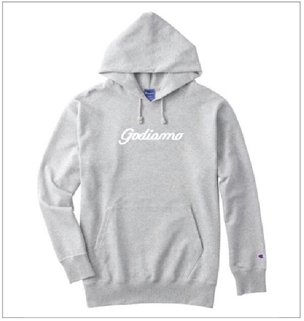 GodiamoSport × Champion HOODIE ( Gray )