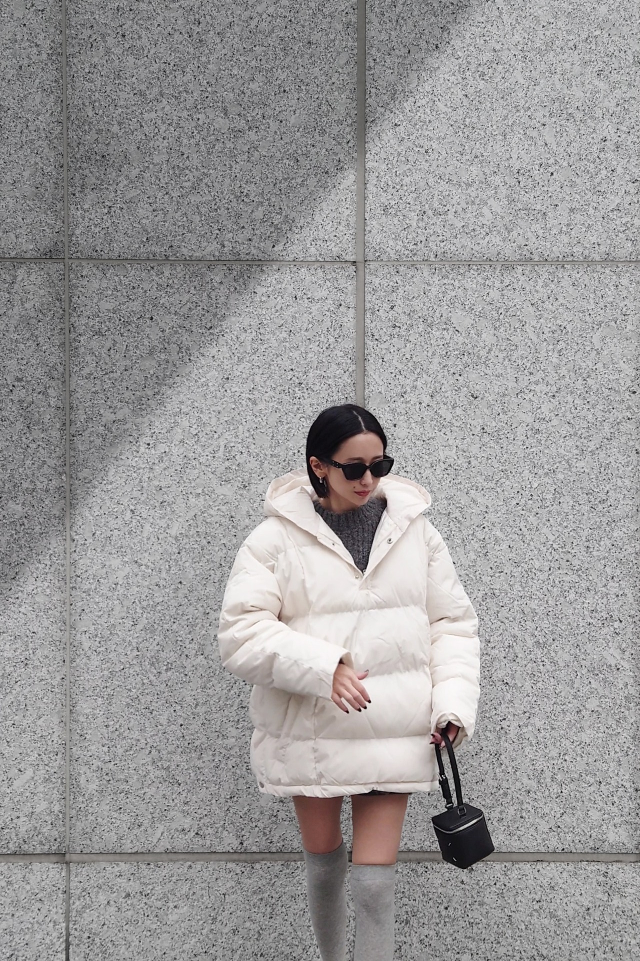 パフダウン Pullover Jacket
