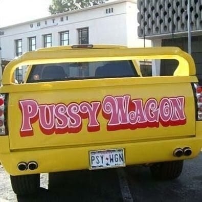 【 Kill Bill ( キル・ビル ) 】 PUSSY WAGON ( プッシーワゴン ) / 『PSY WGN』 / ナンバープレート / ライセンスプレート 〚アメリカン雑貨 アメトイ〛