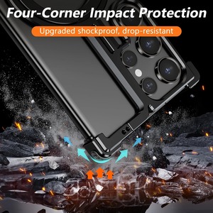 ◆Galaxy S25 Ultra/S24 Ultra/S23 Ultra◆ I-Shaped Aluminum Phone Case / I-シェイプ アルミニウム スマホケース