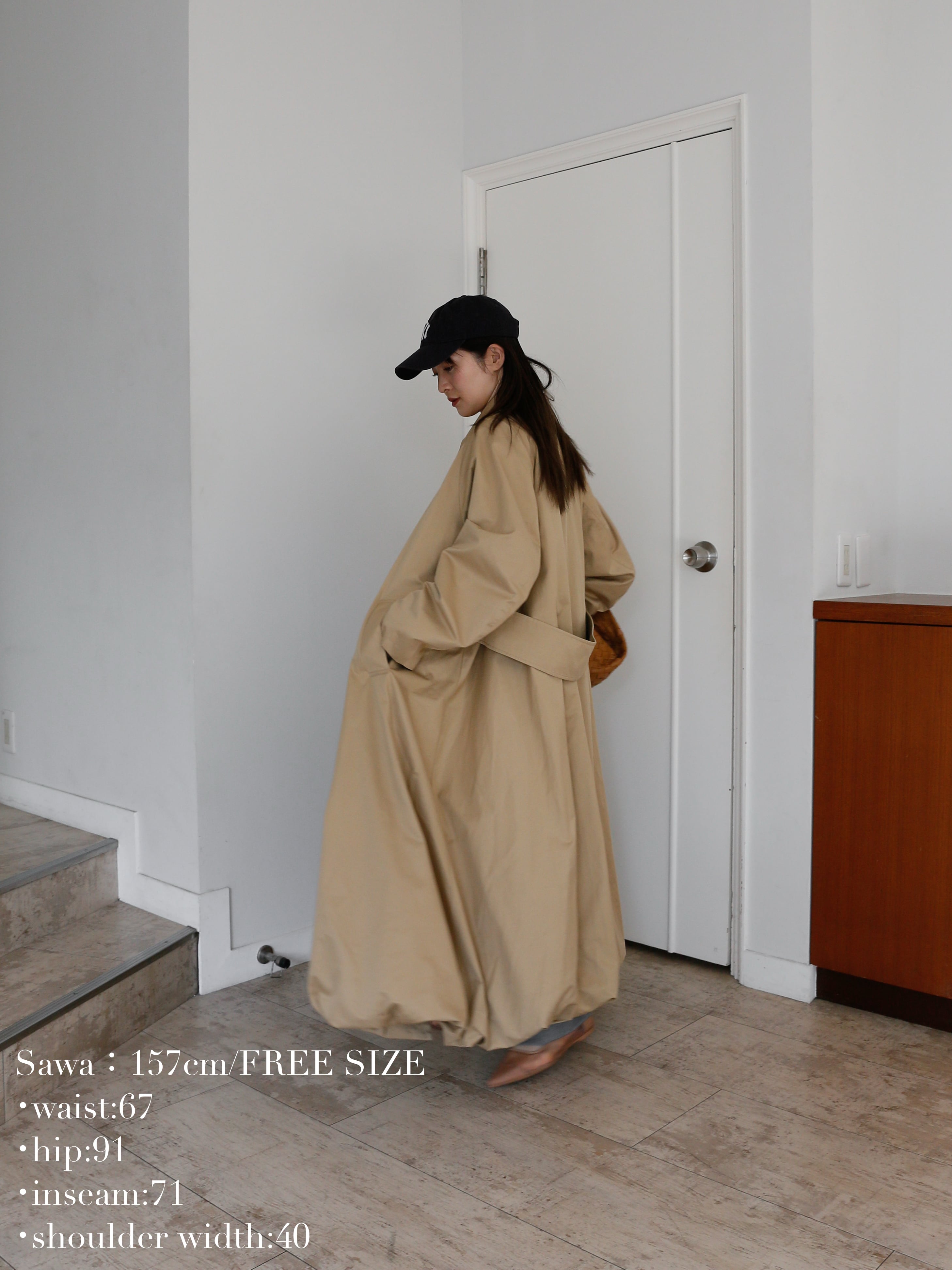 balloon soutien collar coat | Katrin TOKYO