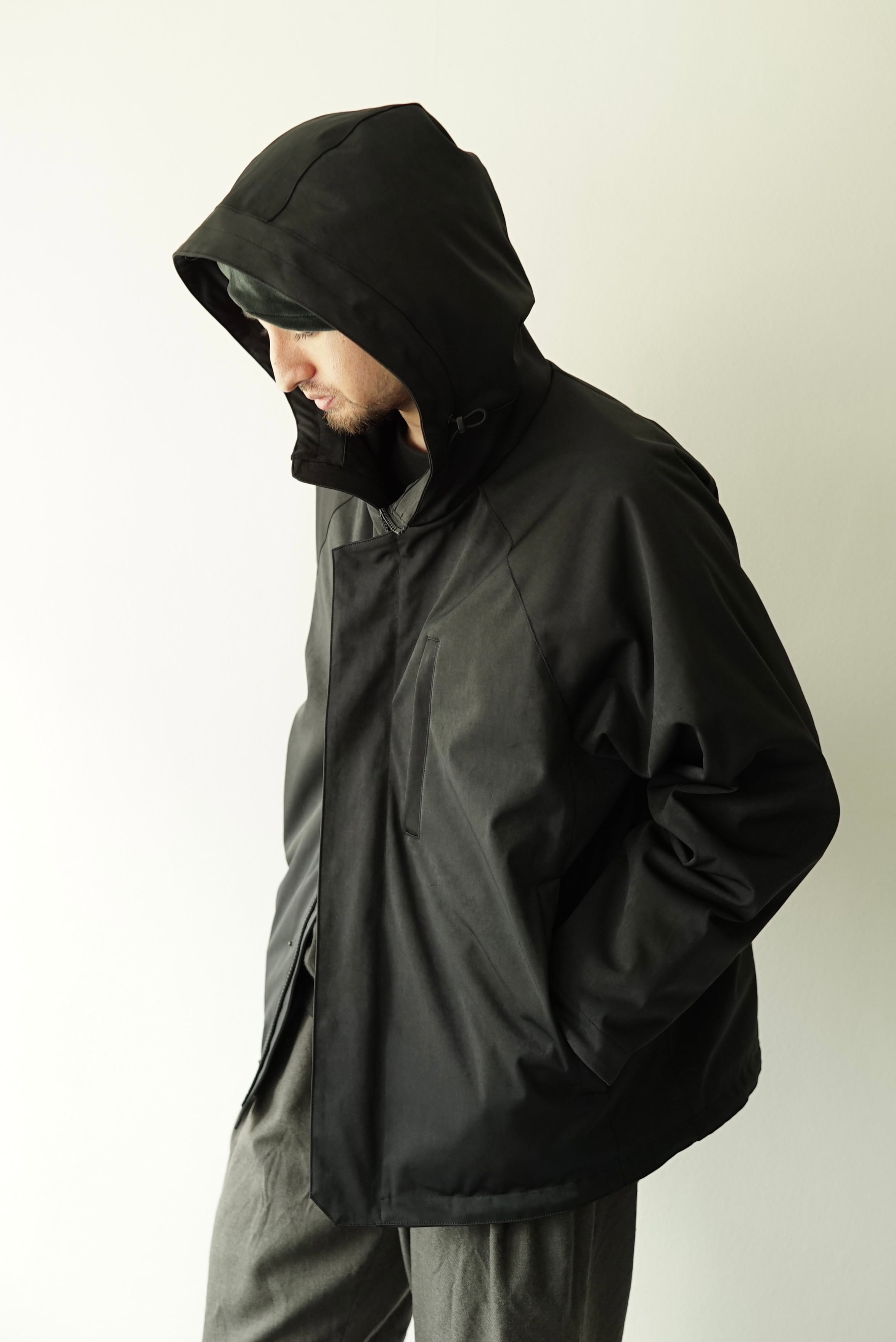 HighDensity Milicloth + Climashield / Hoodie Jacket 2023 (BLACK) | C O ...