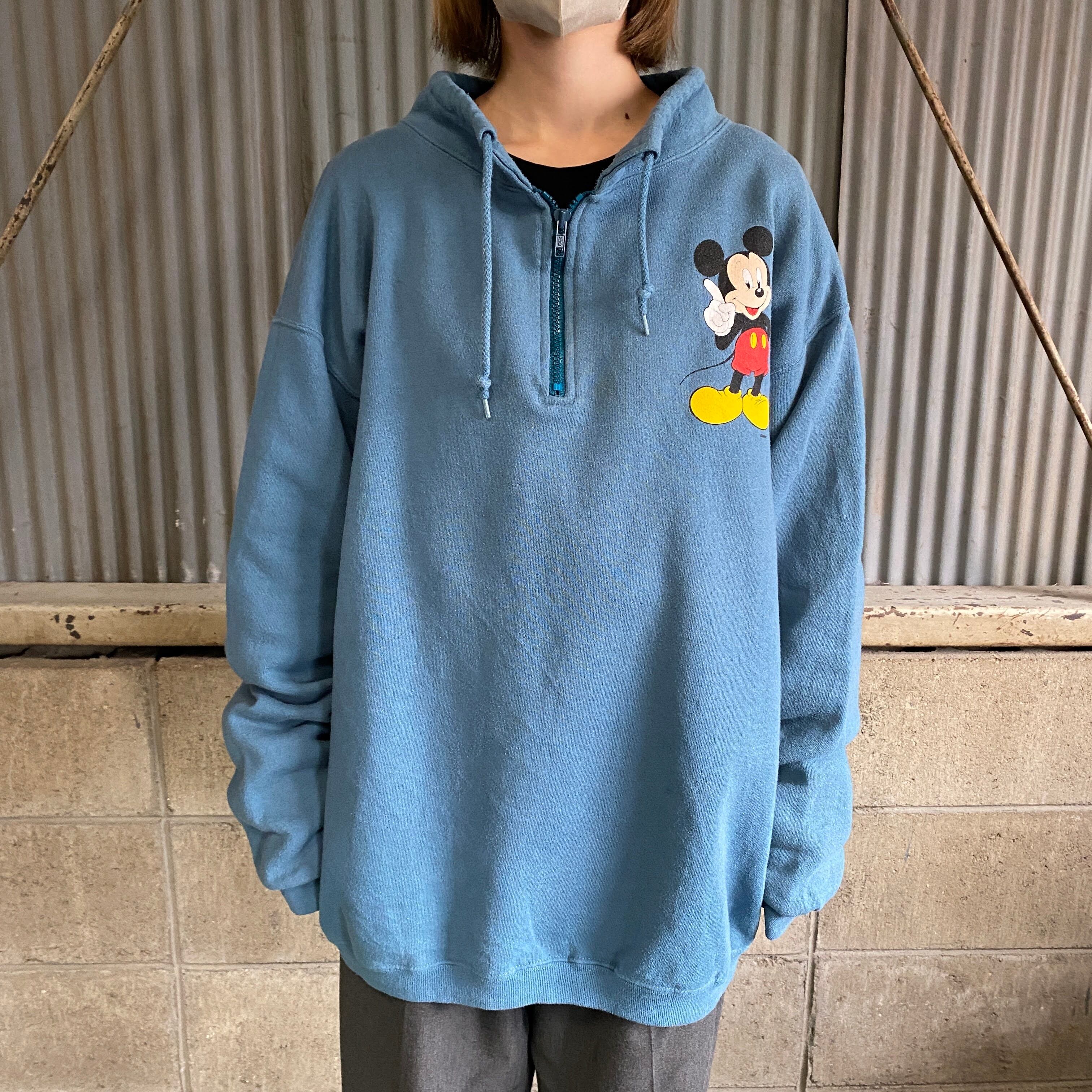 80~90年代 DISNEY CHARACTER FASHIONS MICKEY MOUSE ミッキーマウス キャラクタープリントTシャツ USA製 メンズXXL ヴィンテージ /eaa328669