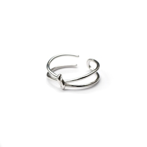 S925 KNOT RING SILVER