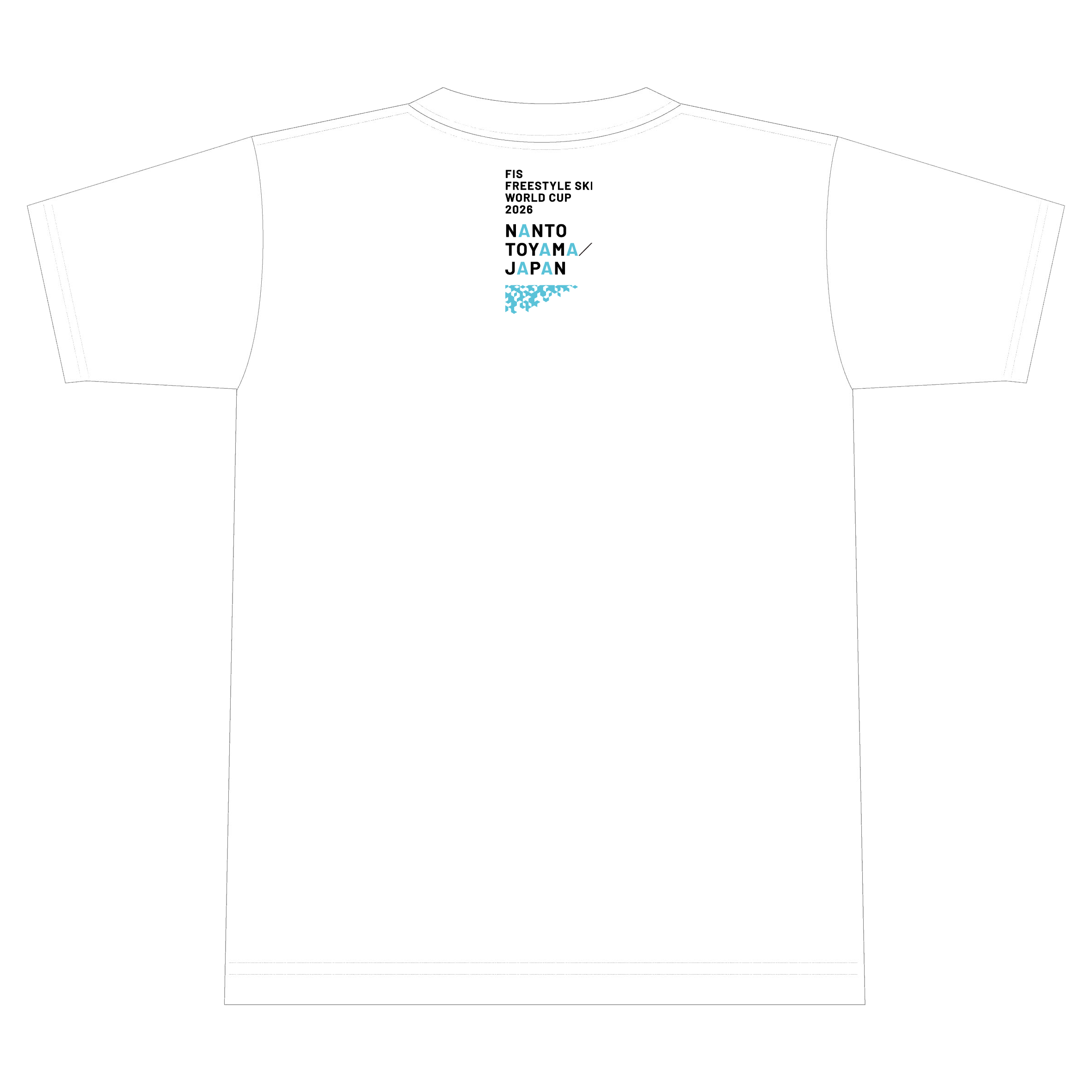 【公式Tシャツ】FIS モーグルワールドカップ 富山なんと大会 "デザイン G"