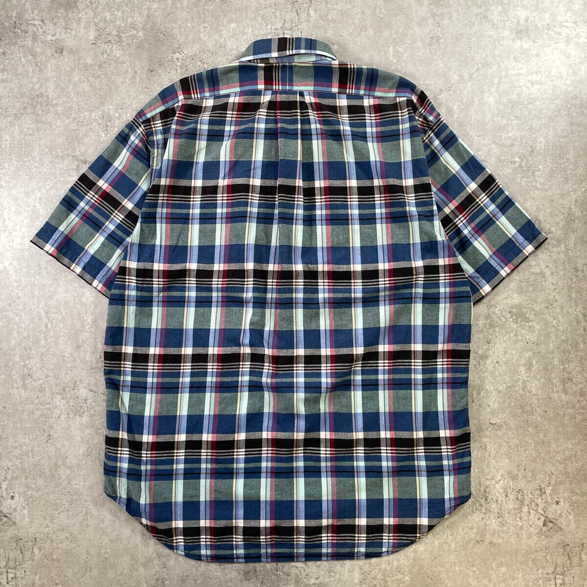 90年代 Ralph Lauren ラルフローレン BLAKE チェック柄 半袖シャツ 90年代 Ralph Lauren ラルフローレン BLAKE チェック柄 半袖シャツ