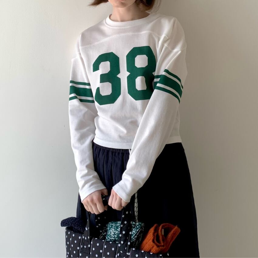 38 print long sleeve t-shirt J00051