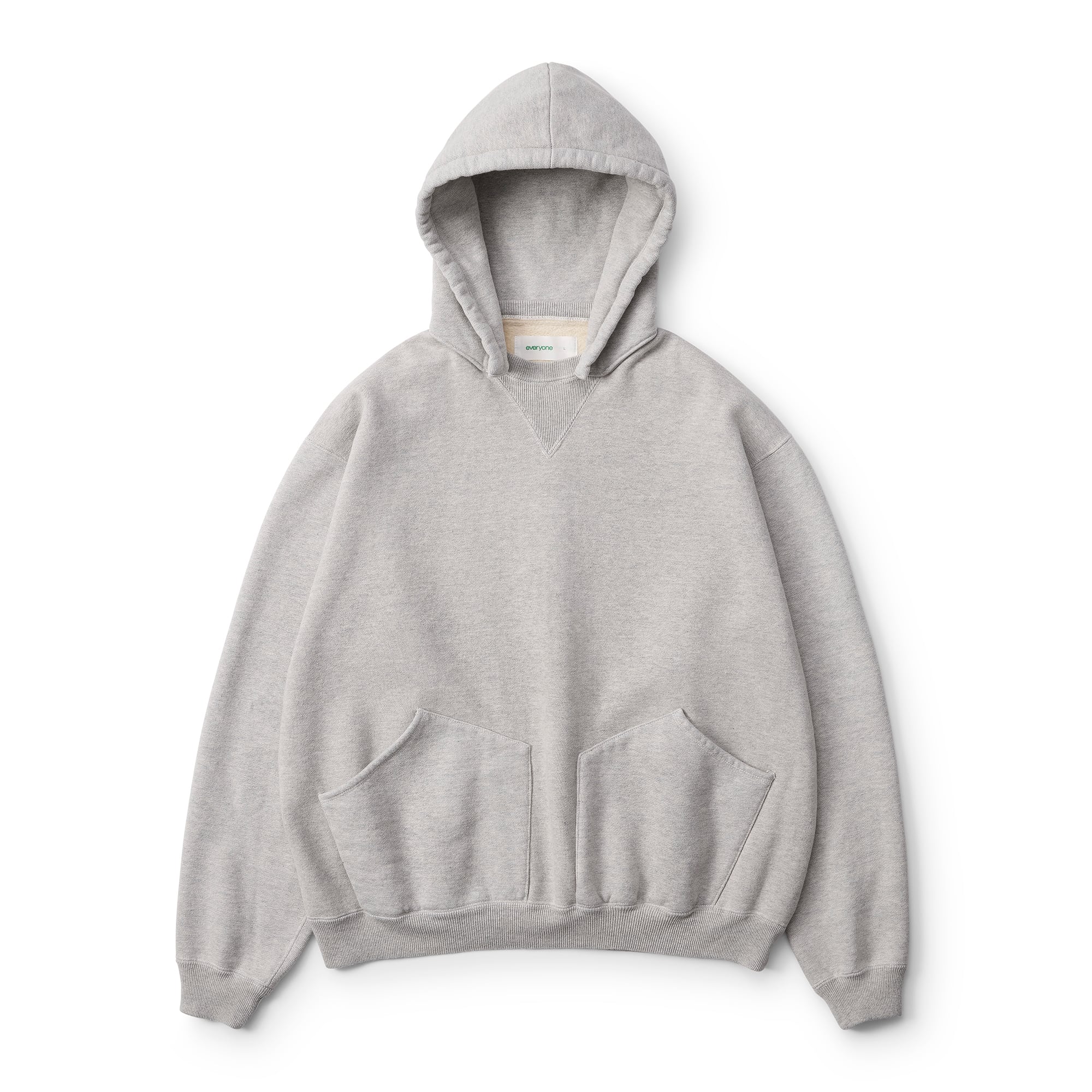 A.PRESSE for everyone Vintage Attached Hood Sweat Parka (GRAY