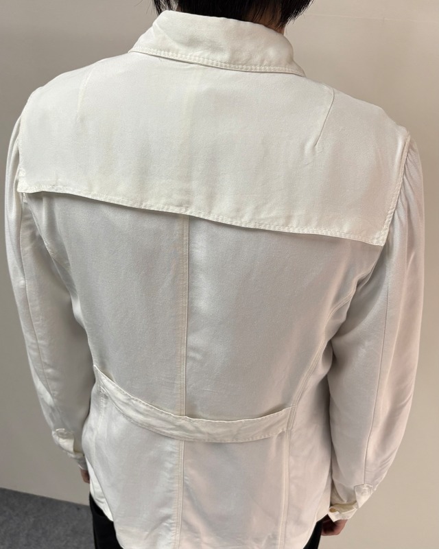 【Dries Van Noten】white safari jacket