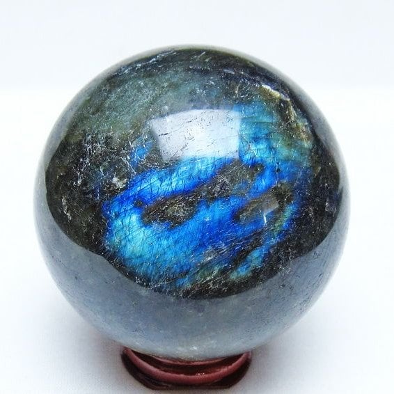 ラブラドライト 丸玉 75mm スフィア 一点物 151-9174