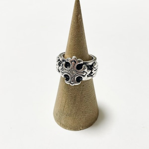 Old ROYAL ORDER 925 Silver Triple Cross Ring