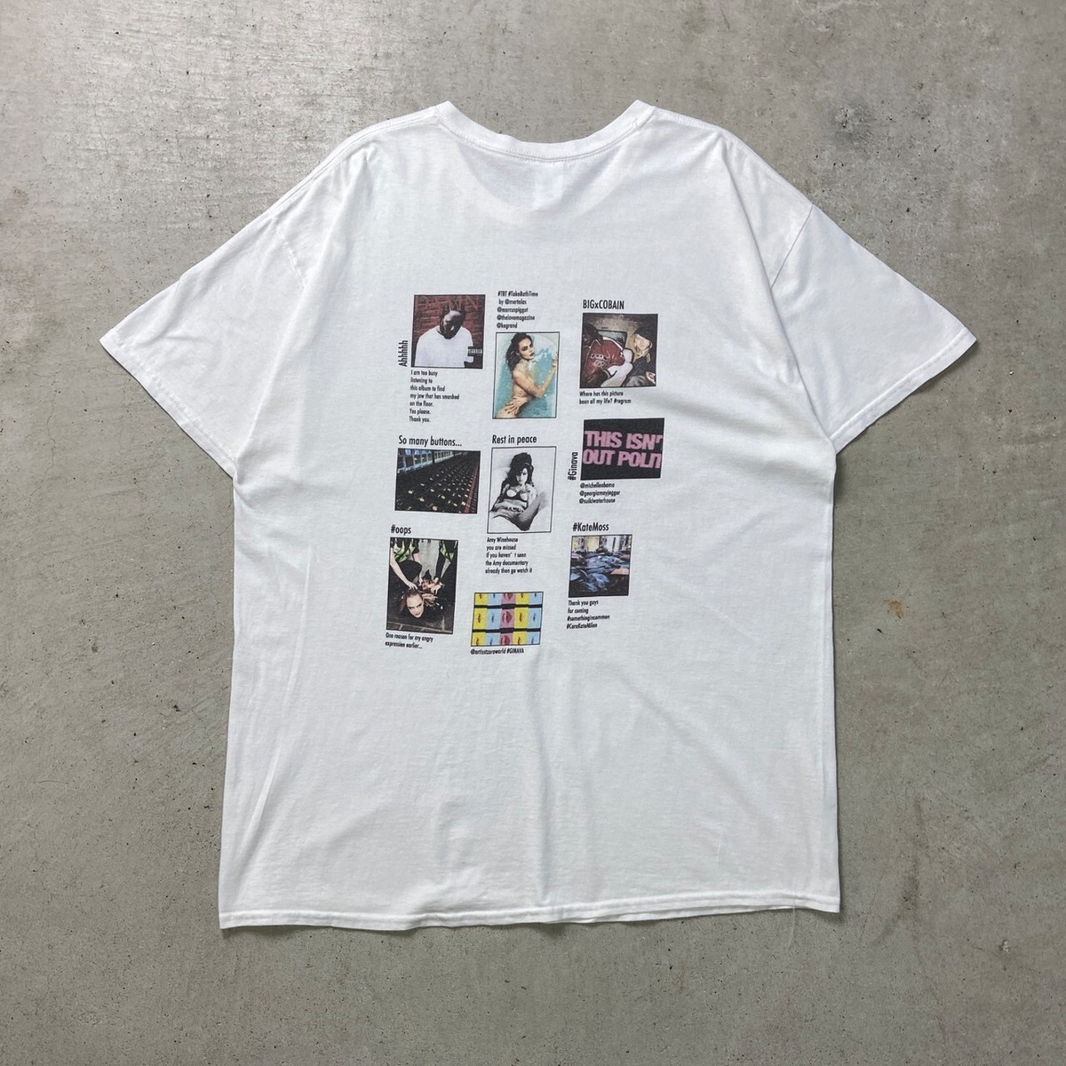 00年代 UNKNOWN グラフィックプリントTシャツ フォトプリント メンズXL 