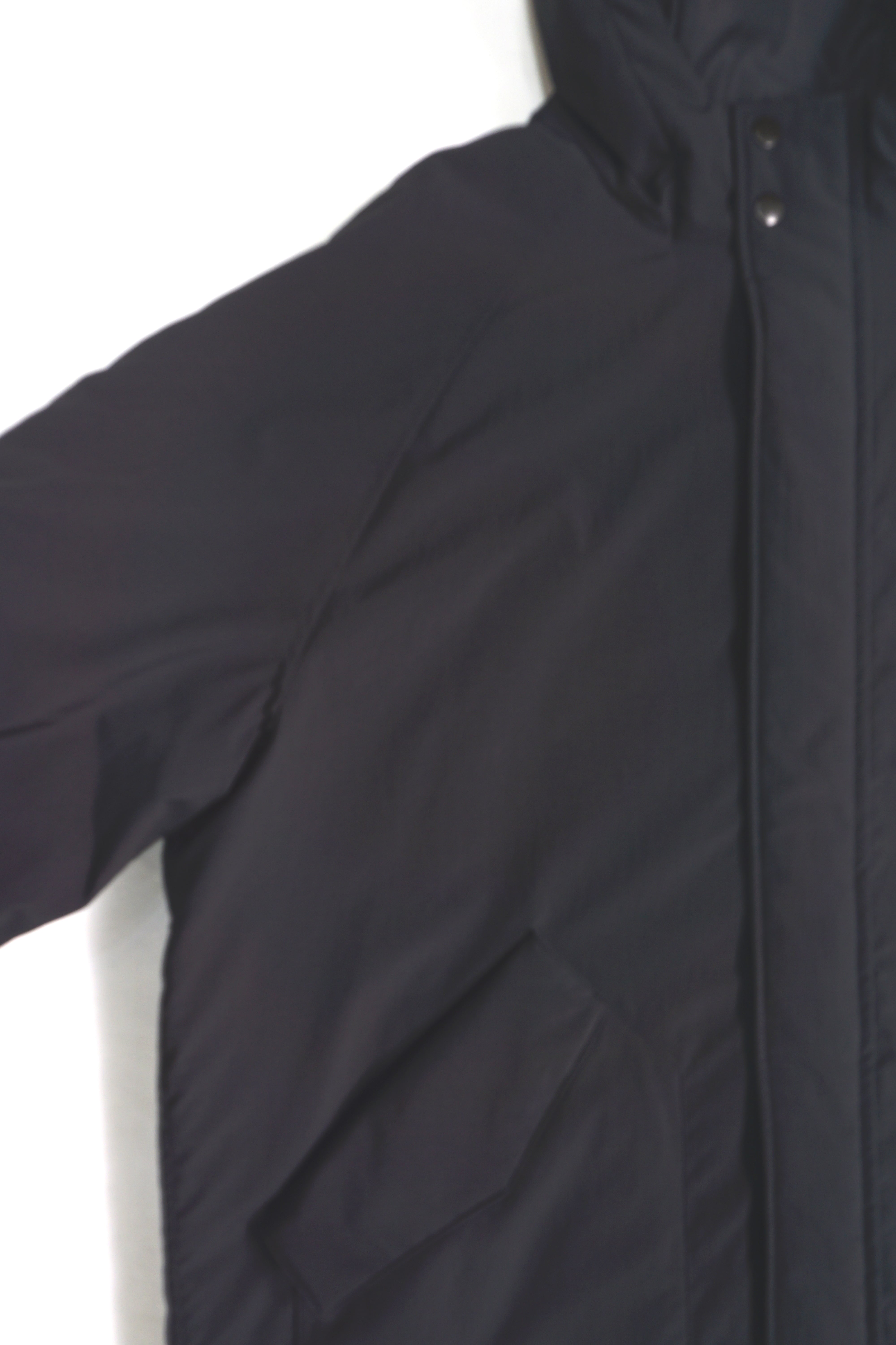 Nylon Padded Hoodie Coat