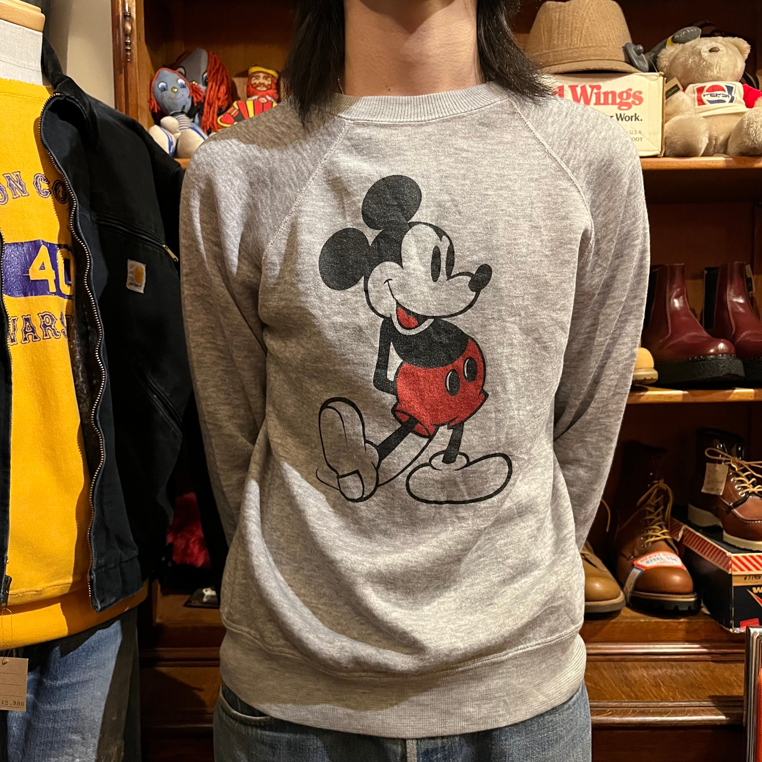 80s vintage usa製 Disney mickey sweat - スウェット