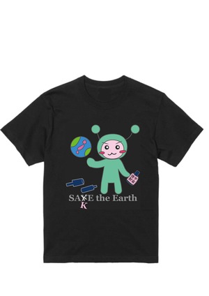 びびび君 SAKE the Earth Tシャツ