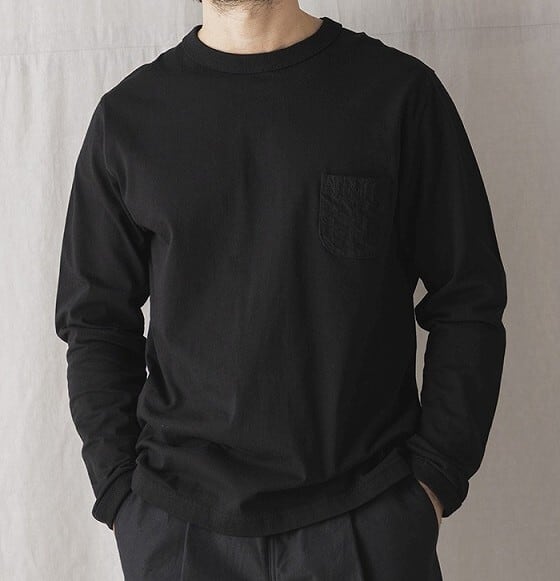 JACKMAN / QLT Pocket LS T-shirt