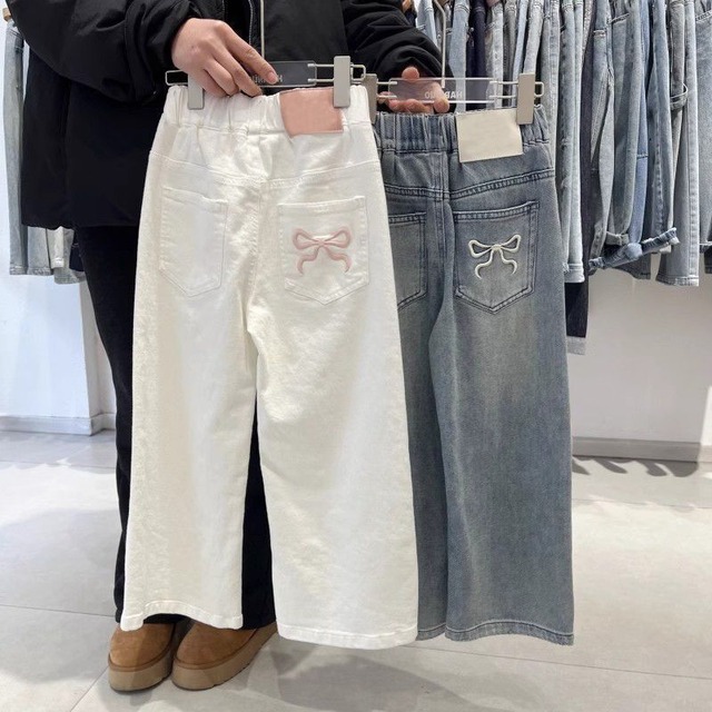 kids ワイドデニムパンツ