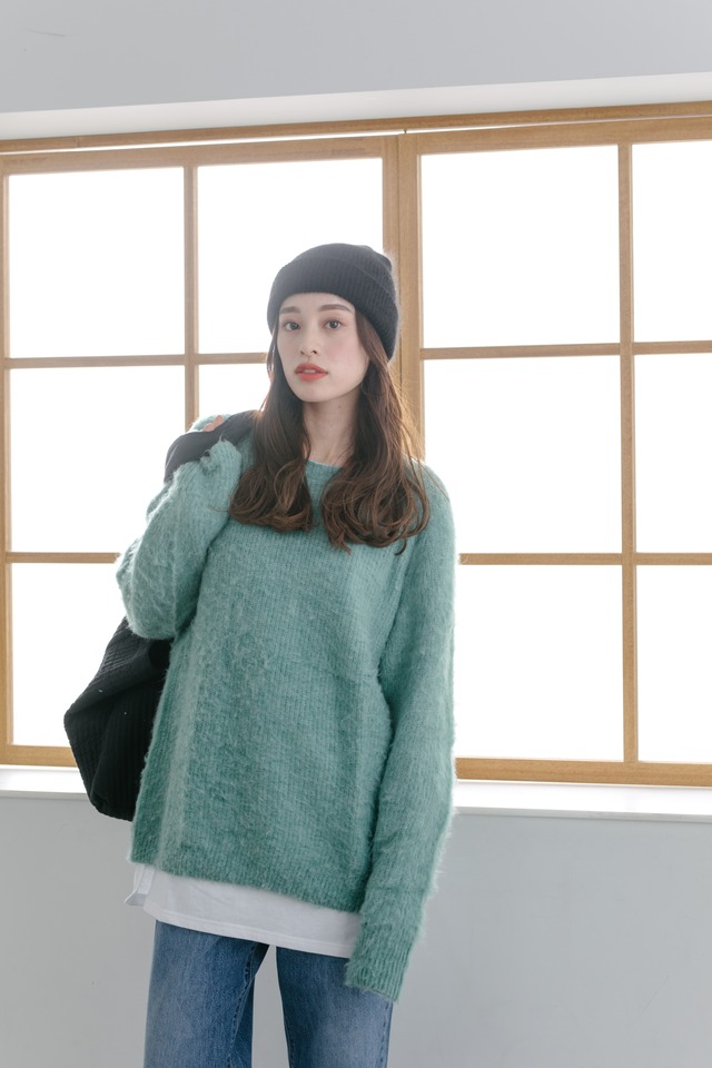 【長澤まさみ様着用】ざっくり color knit