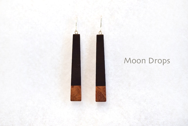 No.0011　Wood 　ピアス　コクタン／カリン Sold Out