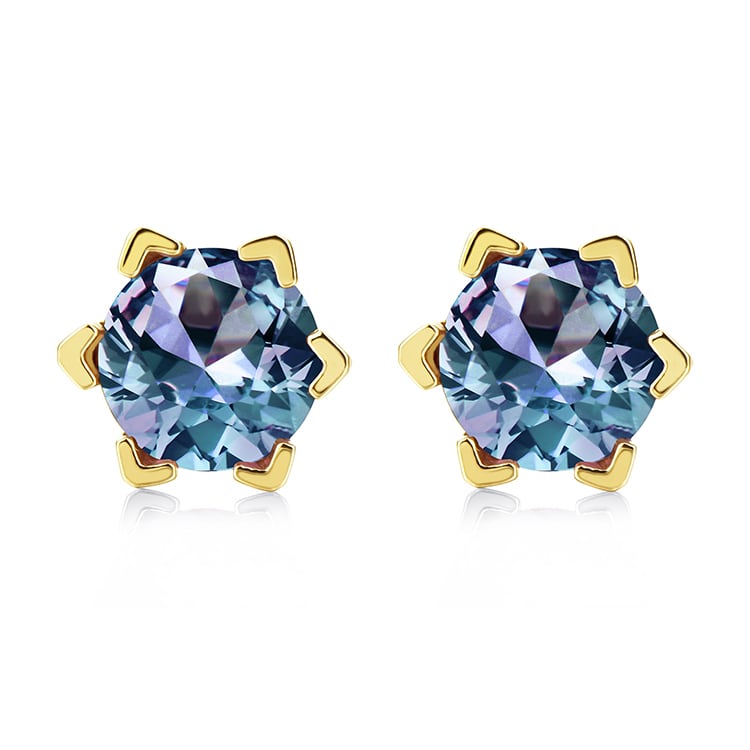 アレキサンドライト ピアス(両耳用) カラーチェンジ ピアス ファッション DAIKI JEWELRY #ジュエリー #ピアス #ファッション #イヤリング