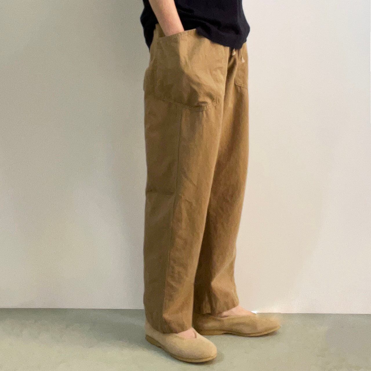 BROCANTE ブロカント ポッシュイージーパンツ 33-345X 綿麻キャンバス