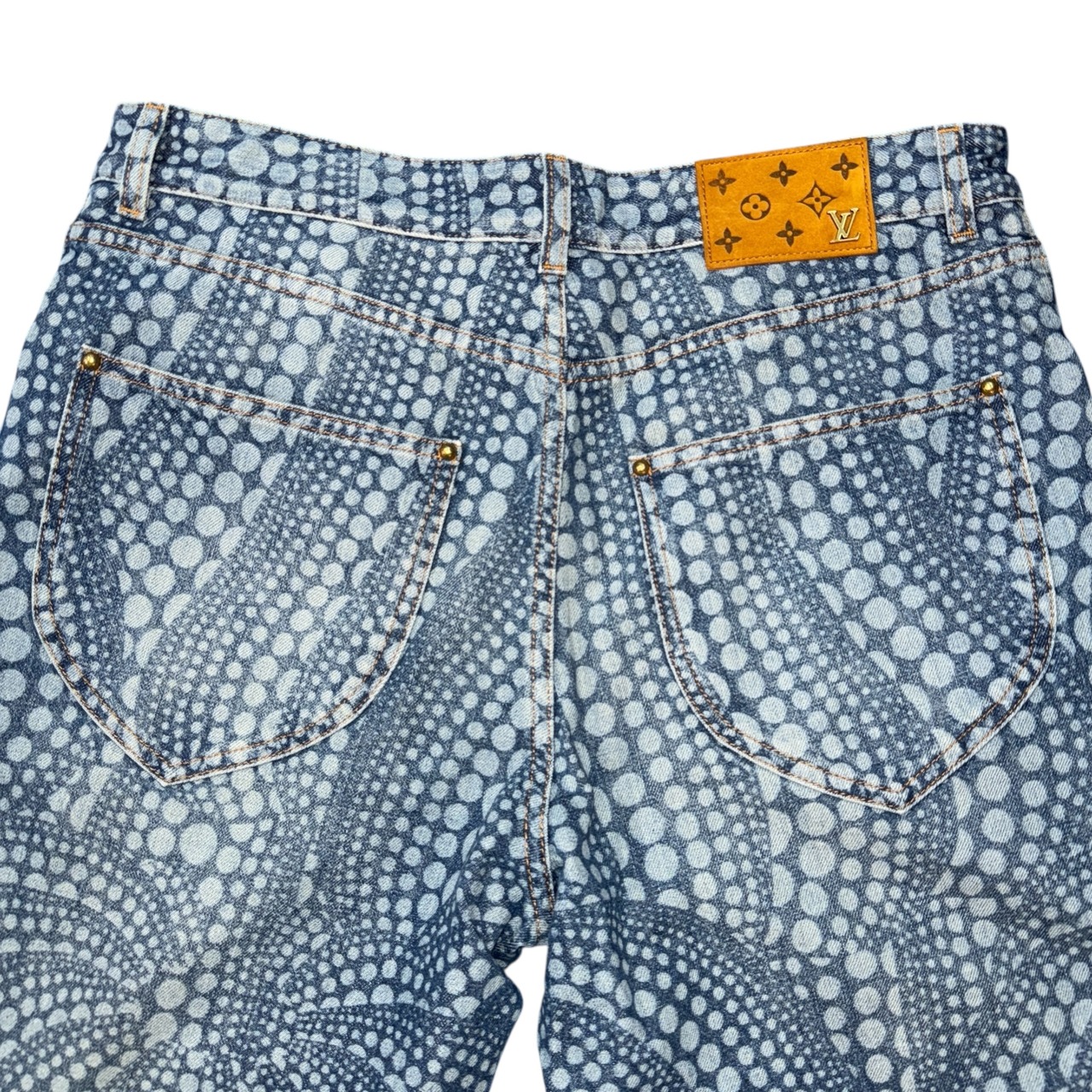 【LOUIS VUITTON 】ルイヴィトン 草間彌生 オールオーバー パンプキンデニムパンツ RM232H YN3 HOD30W サイズ32