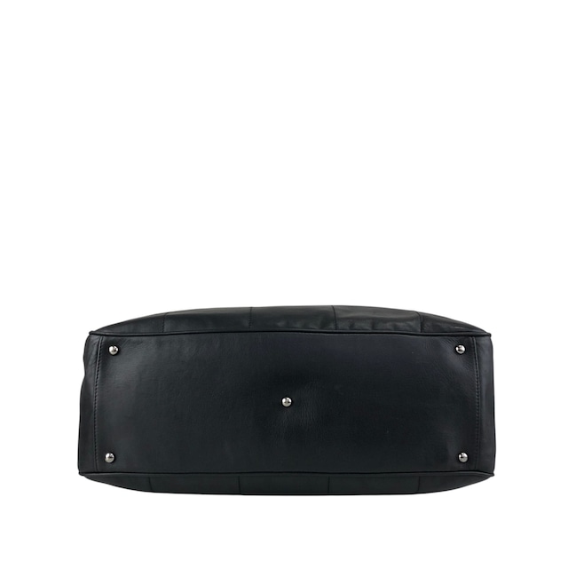 CHANEL シャネル ハンドバッグ ブラック チョコバー レザー ボストンバッグ vintage ヴィンテージ オールド 6gabx8