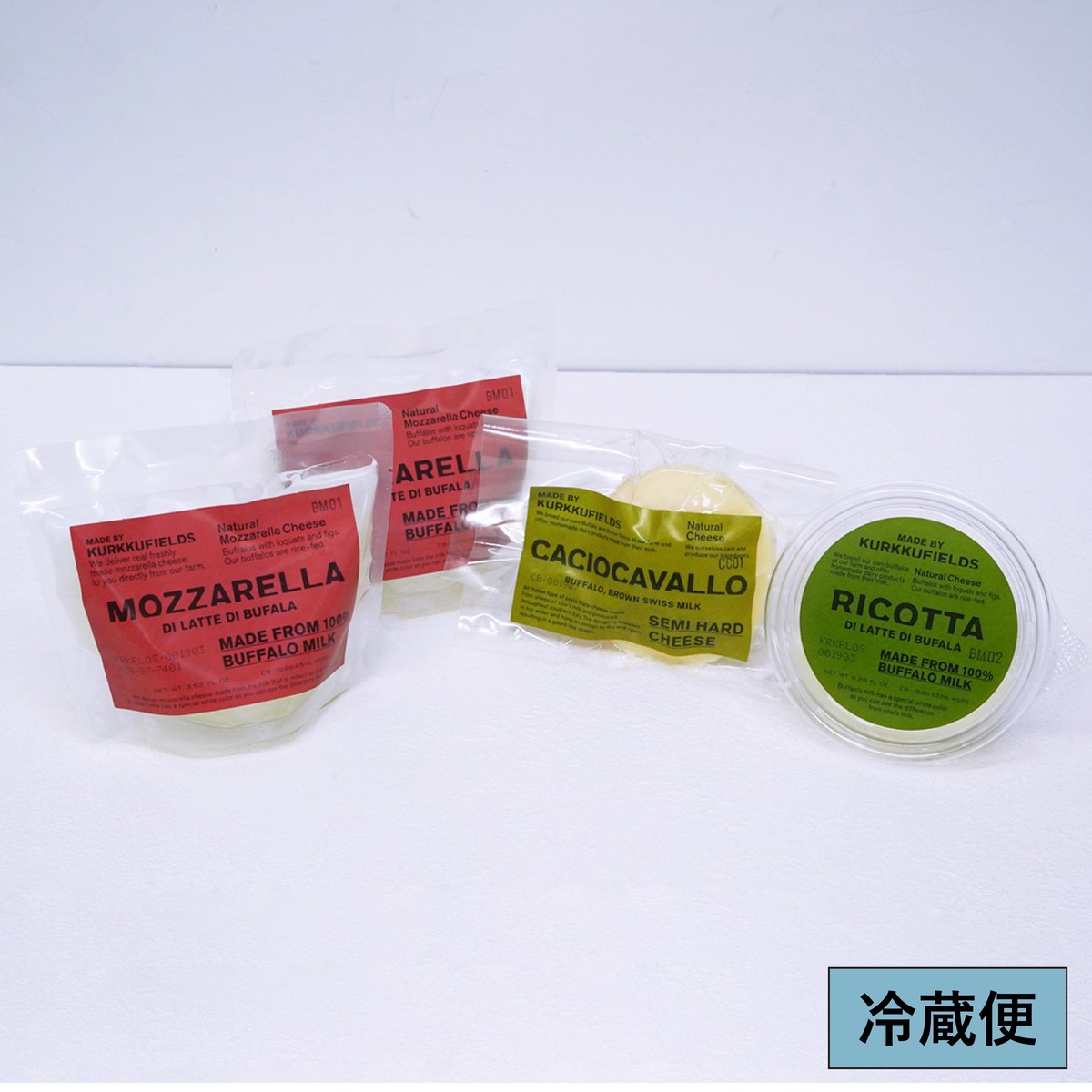 南イタリアで愛される3種のチーズセット | KURKKU FIELDS ONLINE SHOP
