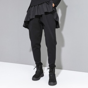 サイドラインサルエルスウェットパンツ　D0307