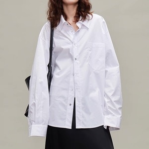 structured oversized shirt  00393