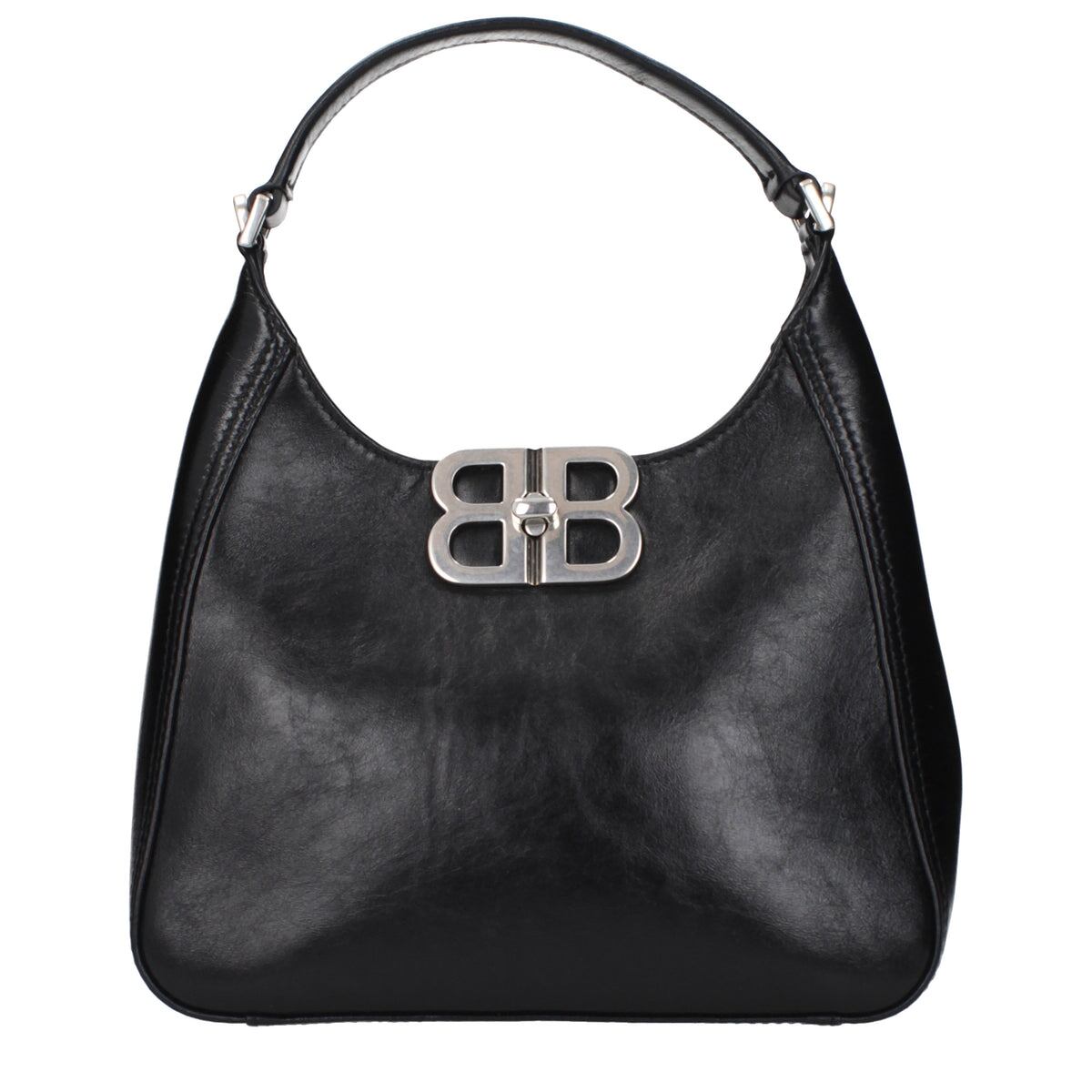 【新品】BALENCIAGA バレンシアガ レディース ハンドバッグ レザー ブラック 8019282AAIY1000