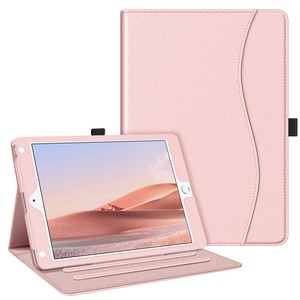 【数量限り】Fintie iPad 9.7 ケース 2018/2017 /Air 2 / 1 ケース PUレザーカバー ２つ折スタンド マルチ視角 オートスリープ機能付き 9.7インチ 保護カバー (ローズゴールド)