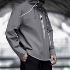 Lightsaber Design Hooded Jacket Full Zip Up ◇2color H0130