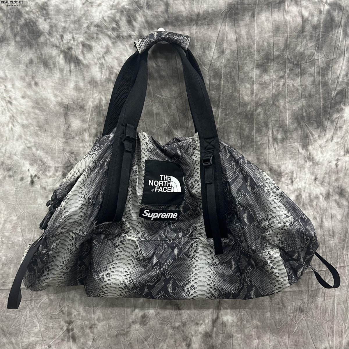 Supreme TheNorthFace Snakeskin DuffleBag