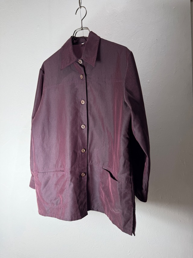90s EUR Portugal Made Design Shirt Jacket
