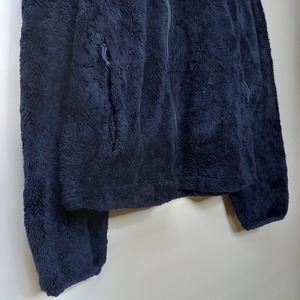 ノースフェイス　ジップアップ　ボア　フリース　ジャケット　刺繍ロゴ　裏ボア　L