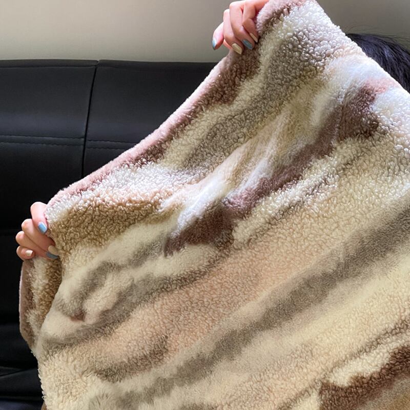 Charmmy しぶく Kitty ゼブラ柄ブランケット