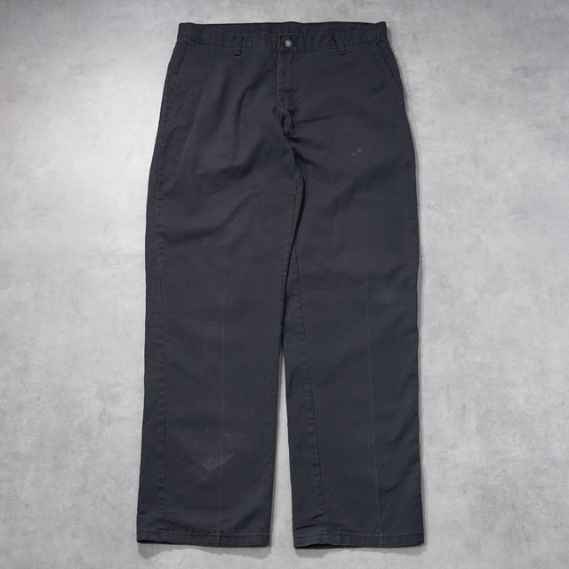 Dickies ディッキーズ W35 チノパン ボトム 古着 黒 18716