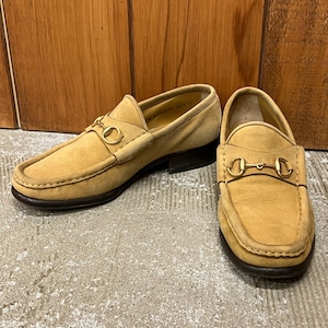 ⓀGUCCI HORSEBIT LEATHER SHOES