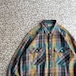 FIVE BROTHER / 90's flannel shirt size XL