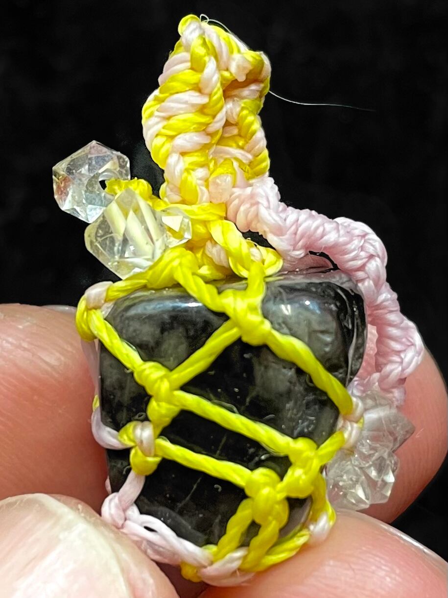 8) 天照石・願い(マクラメ編み)PT