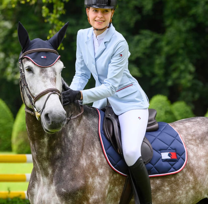 ゼッケン イヤーネット フリース馬着 Tommy Hillfiger Equestrian 3点