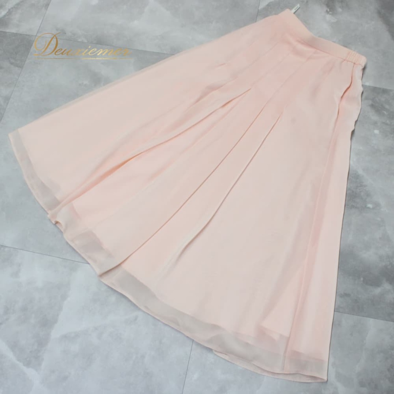 社交ダンス 衣装 スタンダード スカート レッスンウェア レディース Papillon ピンク系 無地 フォーマル シンプル 練習着 上品 清楚 社交ダンススカート スタンダード用スカート 薄ピンク系 サーモンピンク系 ピンクベージュ系 無地スカート プリーツ風 デザインスカート フレアスカート ふんわりスカート 練習用 競技用 発表会用 コーラス風 上品ドレス風 レッスンウエア レディースフォーマル ダンス衣装 日本製 きれいめ きちんと感 体型カバー すっきりライン スタイリッシュ