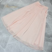 社交ダンス 衣装 スタンダード スカート レッスンウェア レディース Papillon ピンク系 無地 フォーマル シンプル 練習着 上品 清楚 社交ダンススカート スタンダード用スカート 薄ピンク系 サーモンピンク系 ピンクベージュ系 無地スカート プリーツ風 デザインスカート フレアスカート ふんわりスカート 練習用 競技用 発表会用 コーラス風 上品ドレス風 レッスンウエア レディースフォーマル ダンス衣装 日本製 きれいめ きちんと感 体型カバー すっきりライン スタイリッシュ