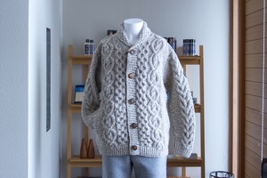 ヒマラヤンクライマーズハンドニット ショールカーディガン 手編み HIMALAYAN CLIMBER'S HAND-KNIT