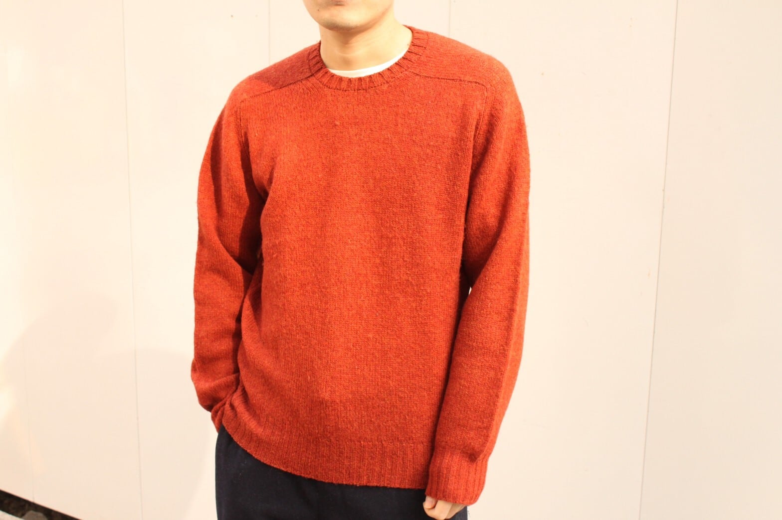 80s BROOKS BROTHERS Wool Sweater SCOTLAND製