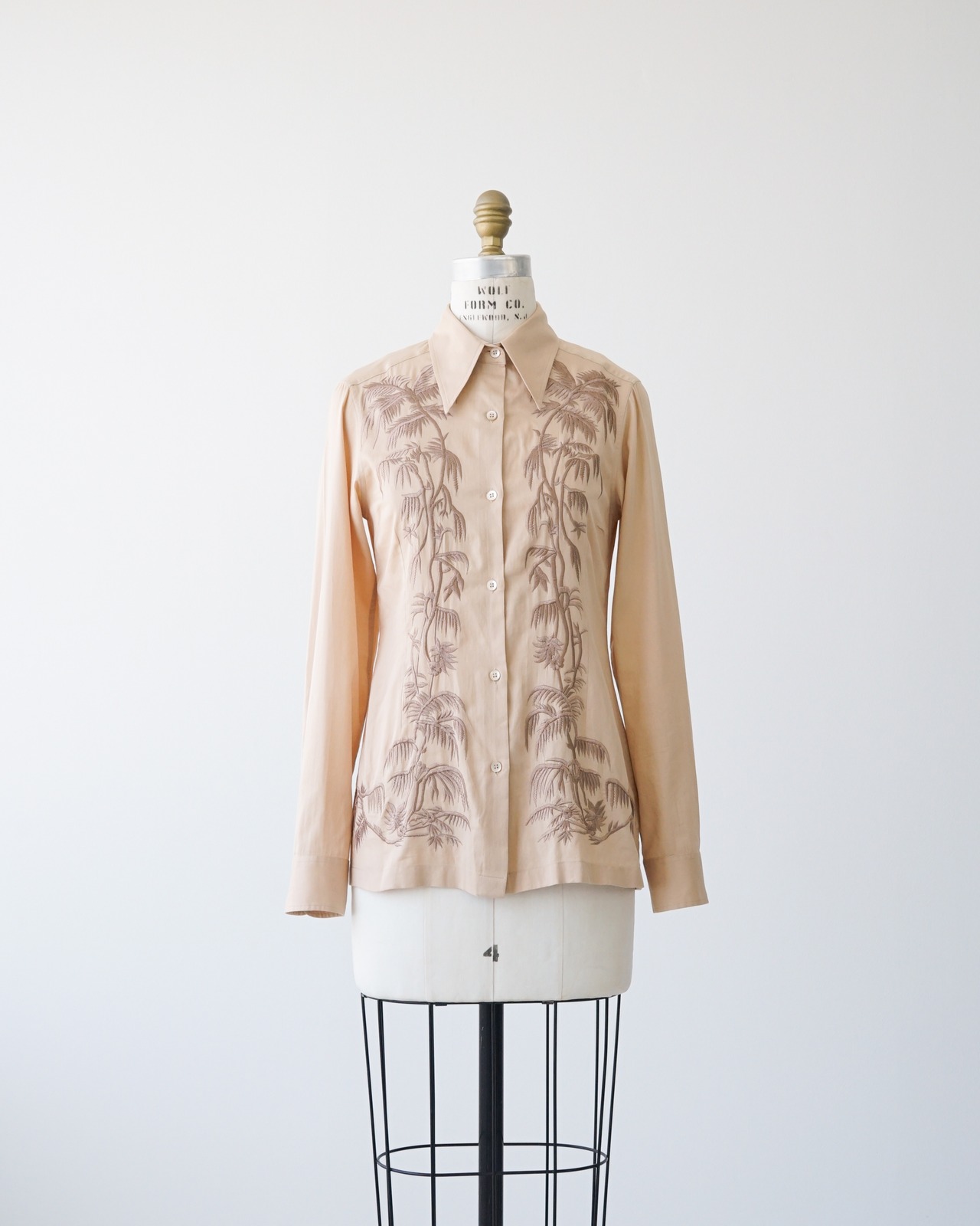 〈DRIES VAN NOTEN〉Embroidered Shirt